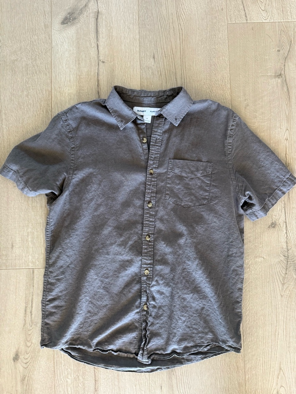 Old Navy Linen Button Down Shirt